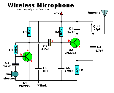 Wireless Mic Schematic Diagram